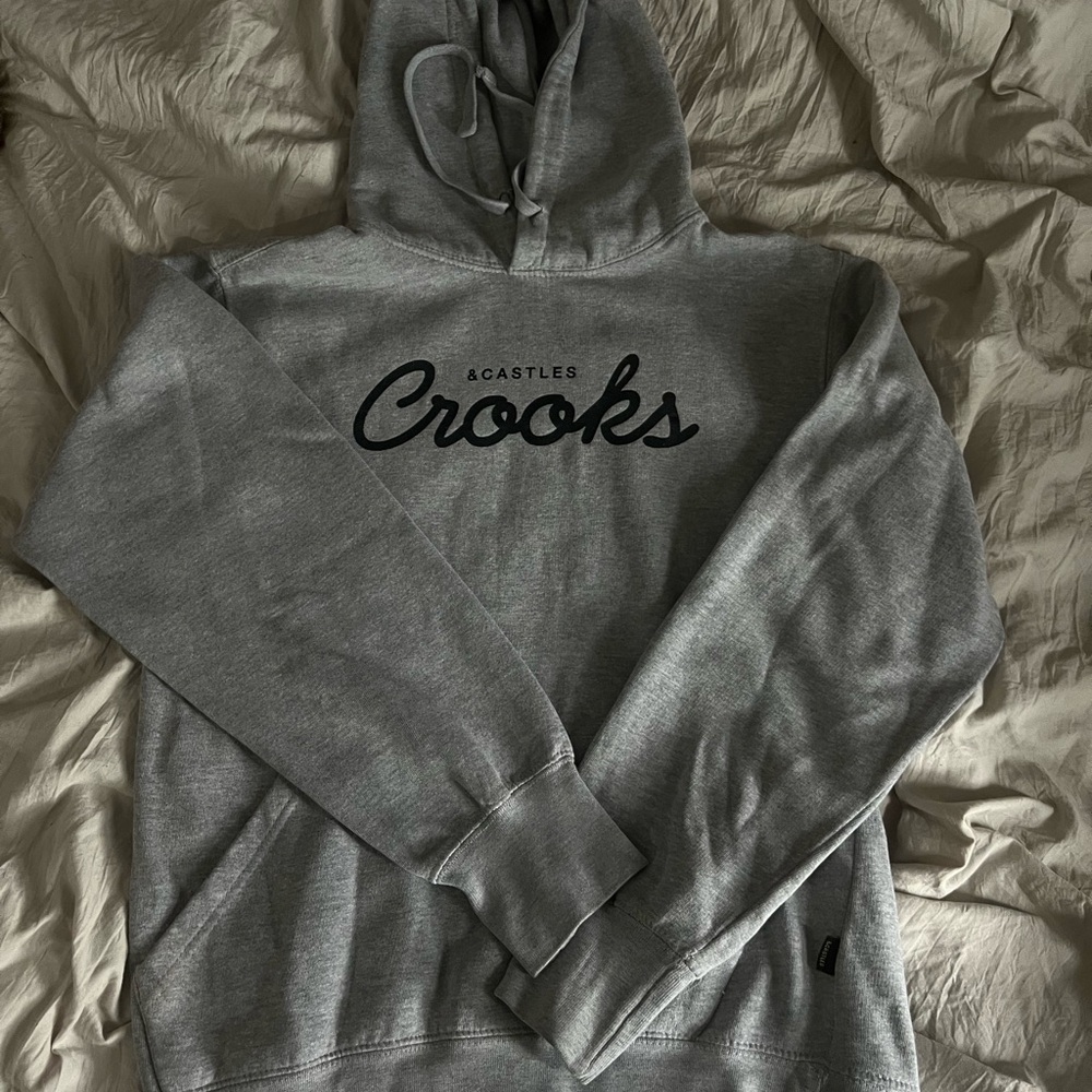 Gray Crooks & Castles Hoodie